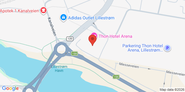 Map displaying event location