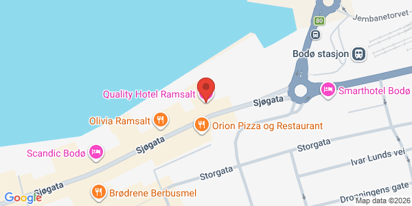 Map displaying event location