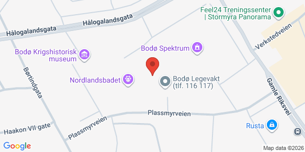 Map displaying event location