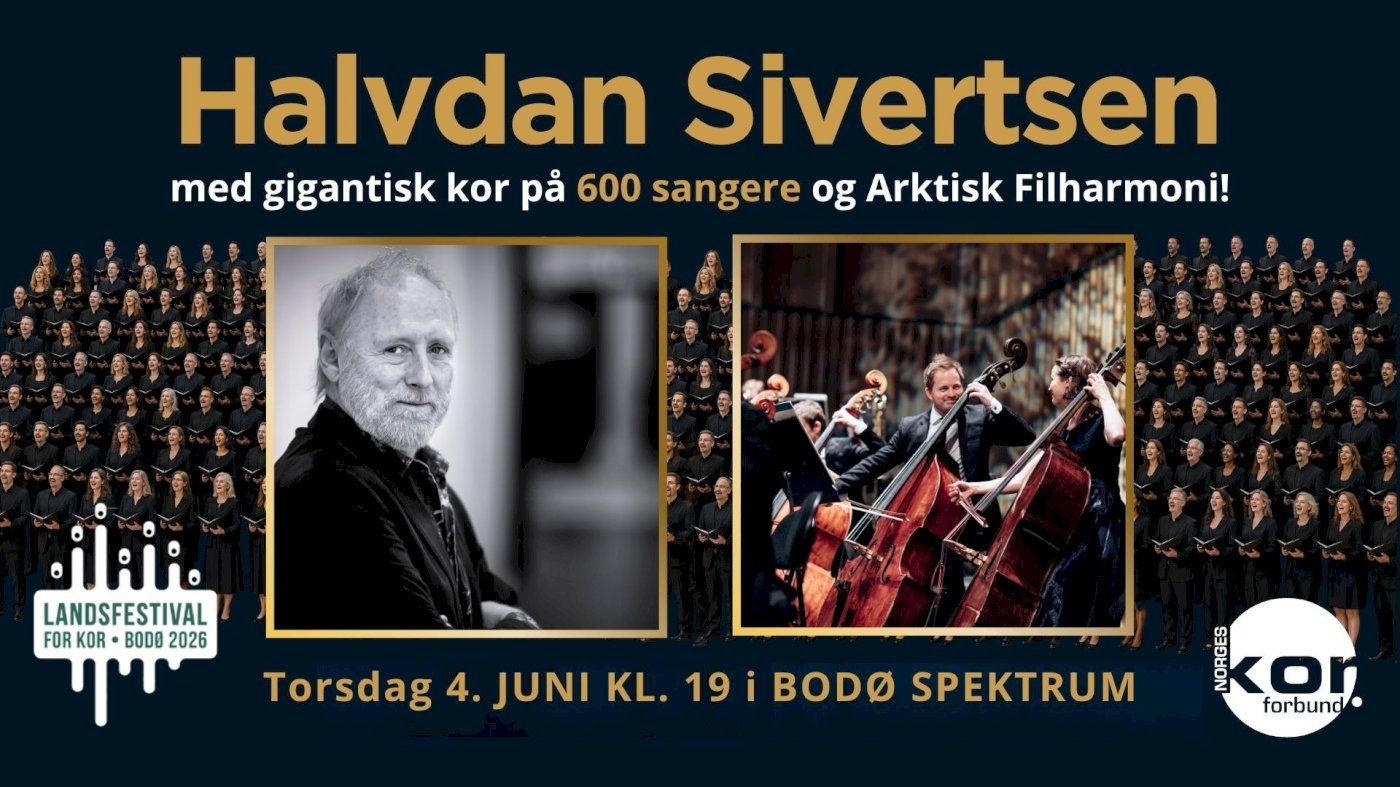 Halvdan Sivertsen, 600 sangere og Arktisk Filharmoni
