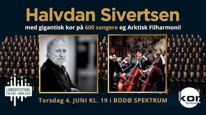 Halvdan Sivertsen, 600 sangere og Arktisk Filharmoni
