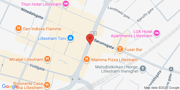Map displaying event location