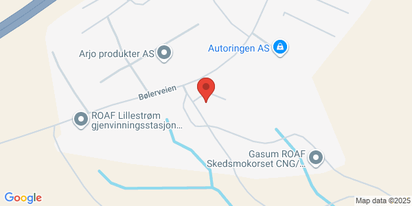 Map displaying event location