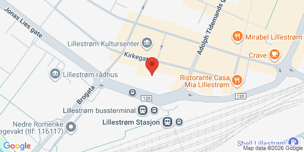 Kart som viser hvor arrangementet foregår