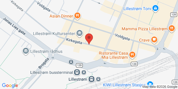 Kart som viser hvor arrangementet foregår