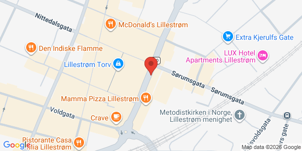 Kart som viser hvor arrangementet foregår