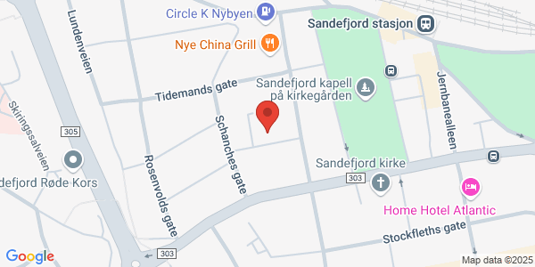Map displaying event location