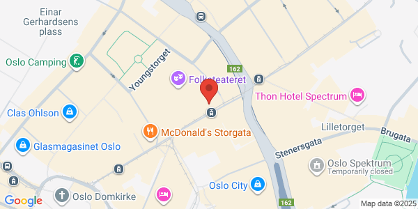 Map displaying event location