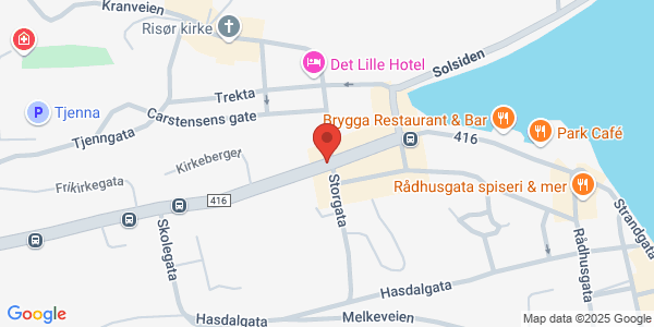 Map displaying event location