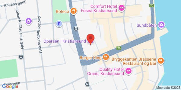 Map displaying event location