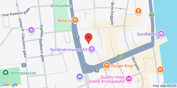 Map displaying event location