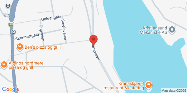 Kart som viser hvor arrangementet foregår