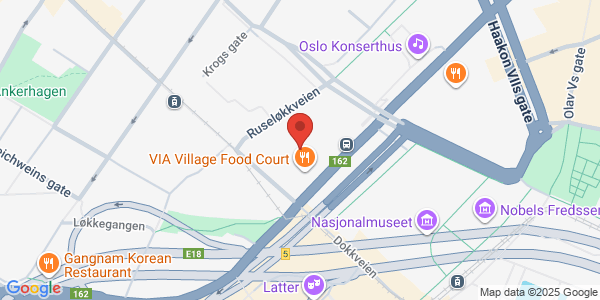 Map displaying event location