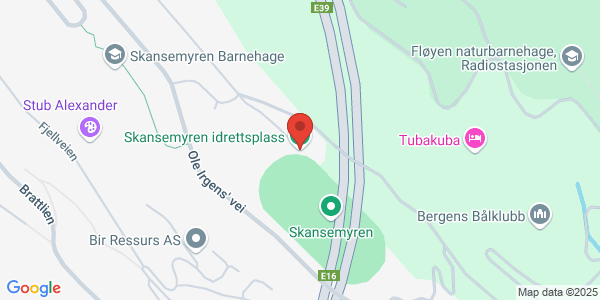 Map displaying event location