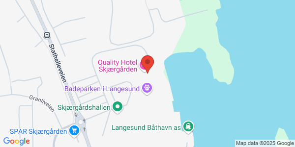 Map displaying event location