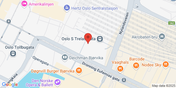 Map displaying event location