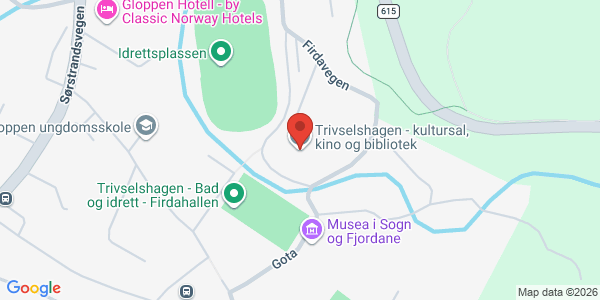 Map displaying event location
