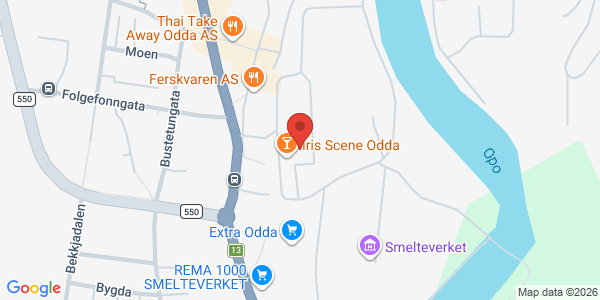 Map displaying event location