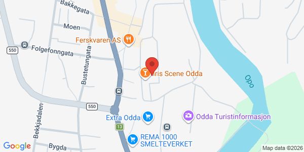 Map displaying event location