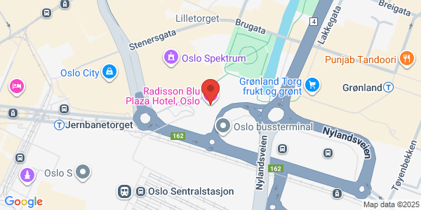 Map displaying event location