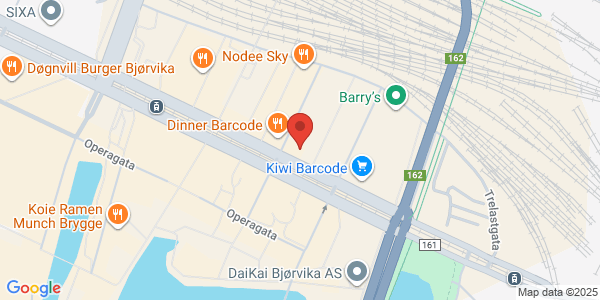 Kart som viser hvor arrangementet foregår