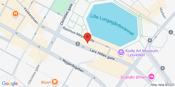 Map displaying event location