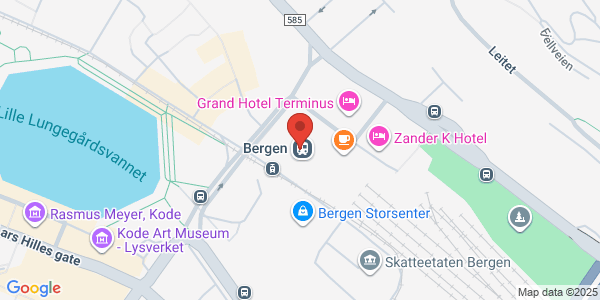 Map displaying event location