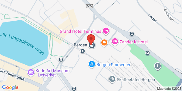 Map displaying event location