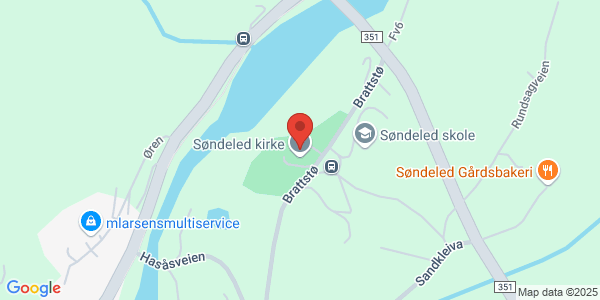 Map displaying event location