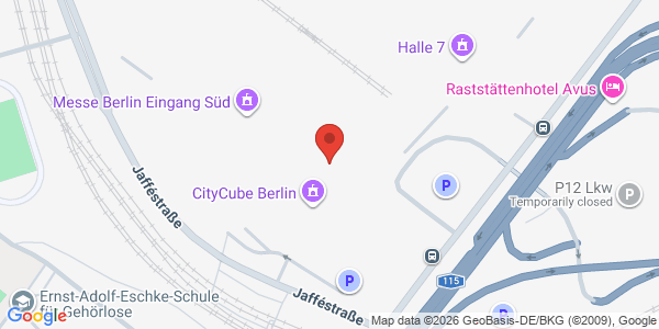 Map displaying event location