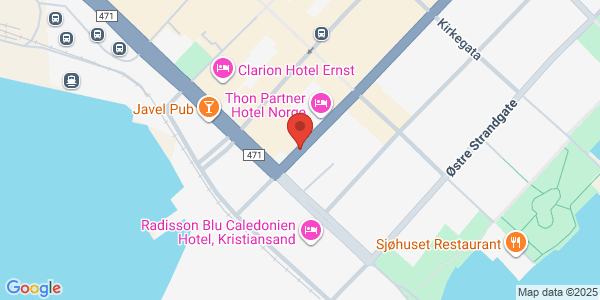 Map displaying event location