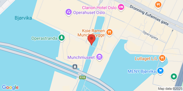 Map displaying event location