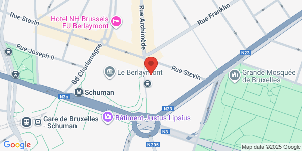 Map displaying event location