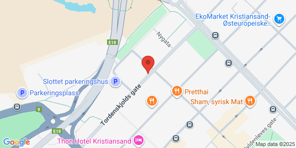 Map displaying event location