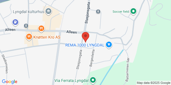 Map displaying event location