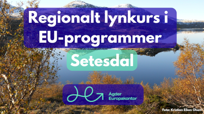 Regionalt lynkurs i EU-programmer // Setesdal