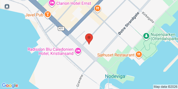 Map displaying event location