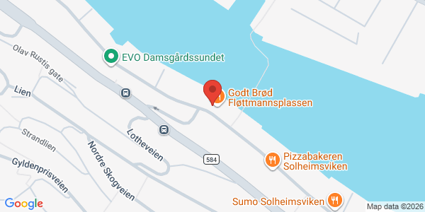 Map displaying event location