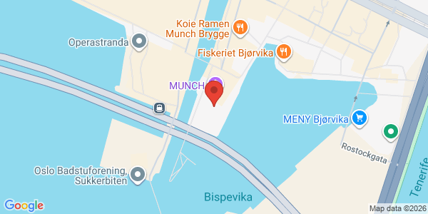 Map displaying event location