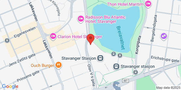 Map displaying event location
