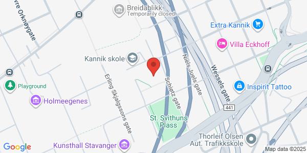 Map displaying event location