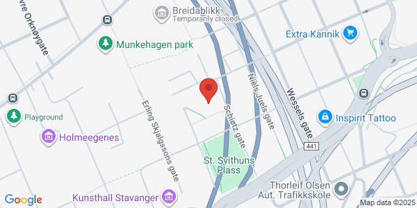 Map displaying event location