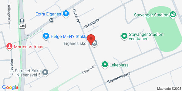 Map displaying event location