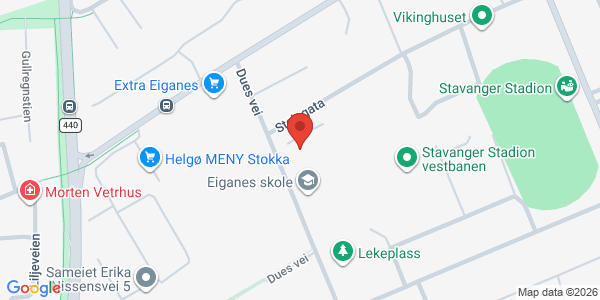 Map displaying event location