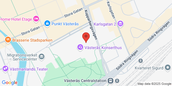 Map displaying event location