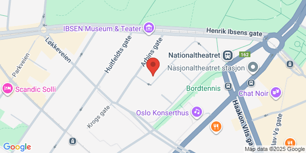 Map displaying event location