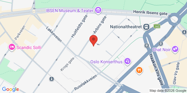 Map displaying event location