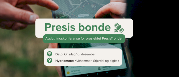 Presis Bonde – Avslutningskonferanse for PresisTrønder