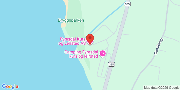 Kart som viser hvor arrangementet foregår