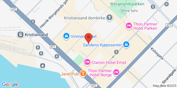 Map displaying event location